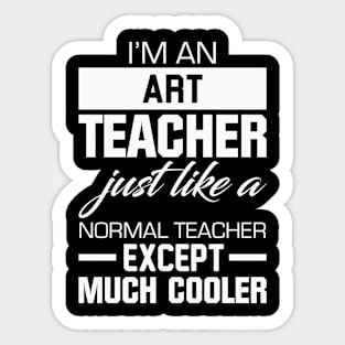 Art Teacher Sticker